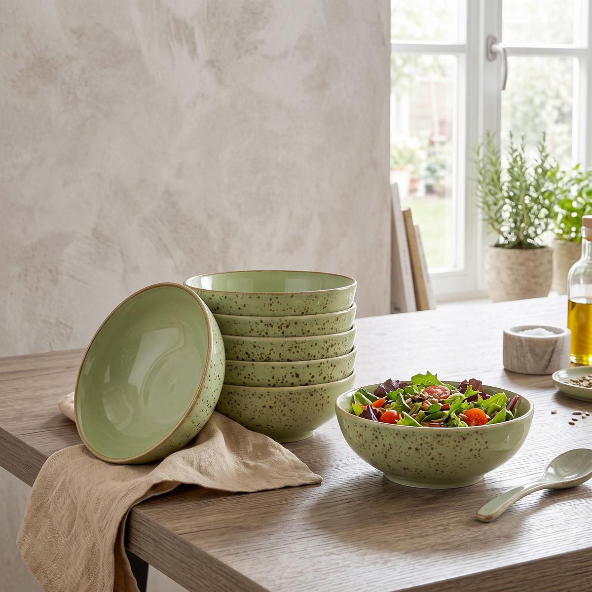 SCHÜSSELSET 22054 NATURE COLLECTION - Grün, Trend, Keramik (16,5cm) - Creatable