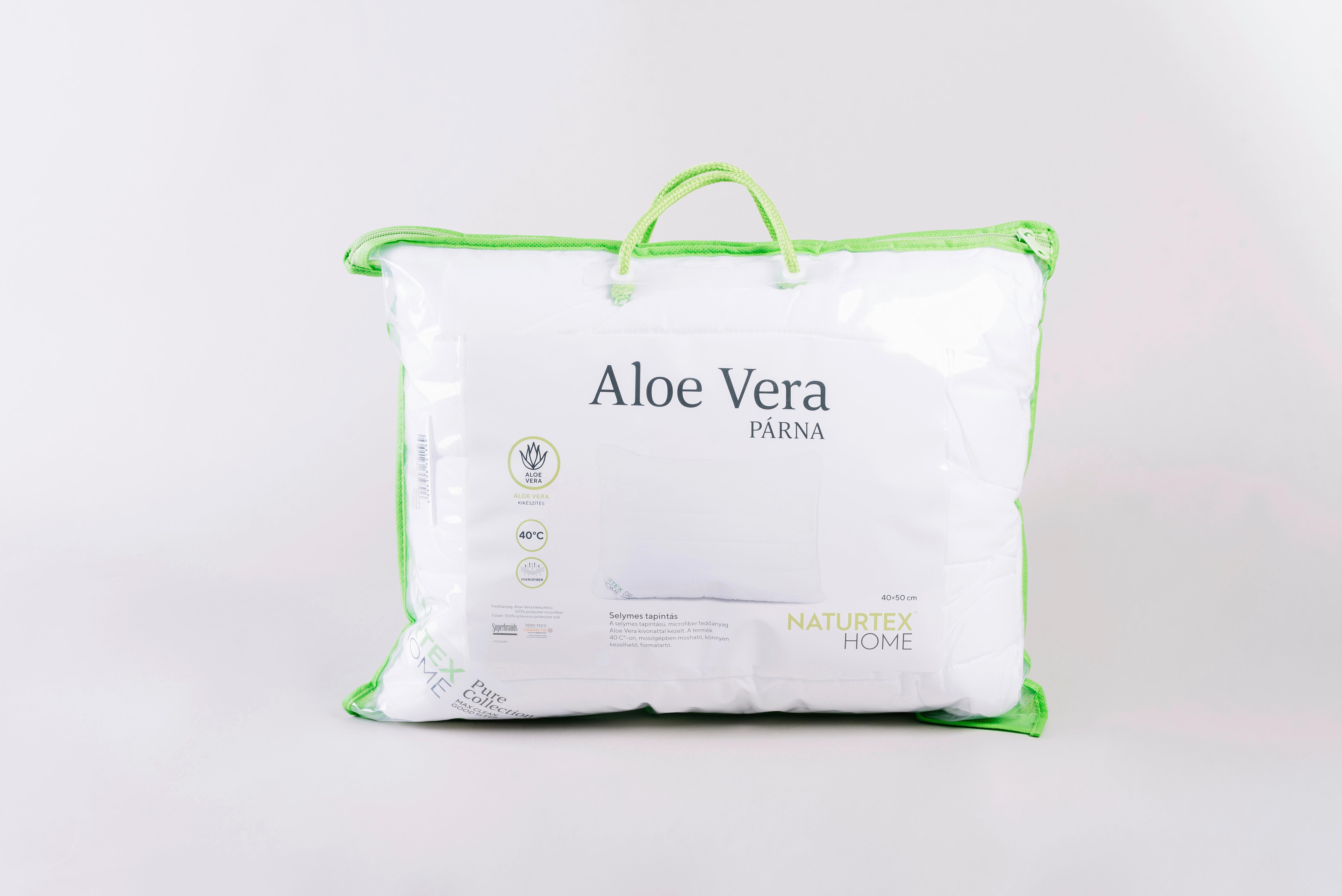 Párna Naturtex Aloe Vera 40/50cm - fehér, műanyag/textil (40/50cm) - Naturtex