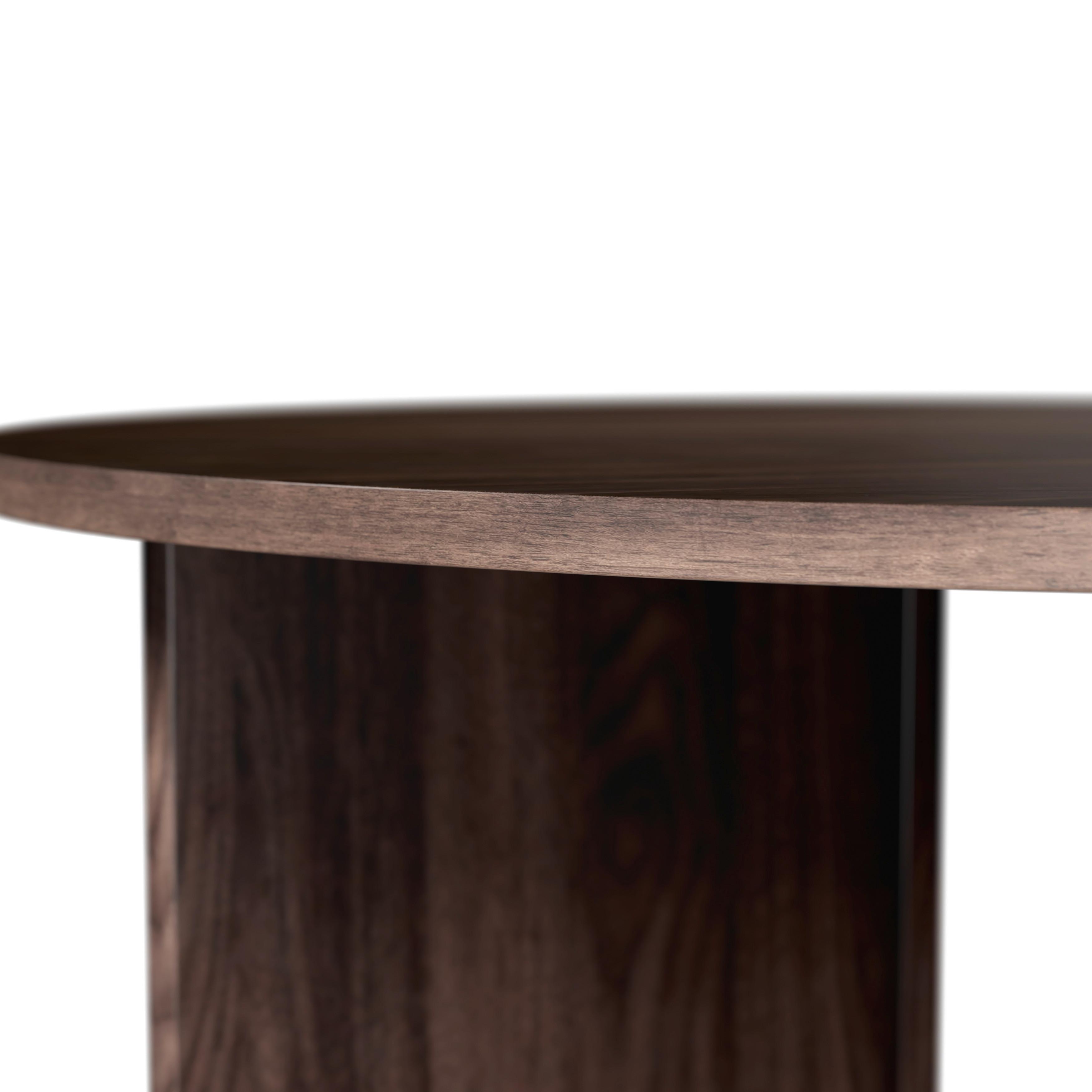 SOFFBORD CELINA - valnötsfärgad, Modern, trämaterial/trä (80/39cm) - Bessagi Home
