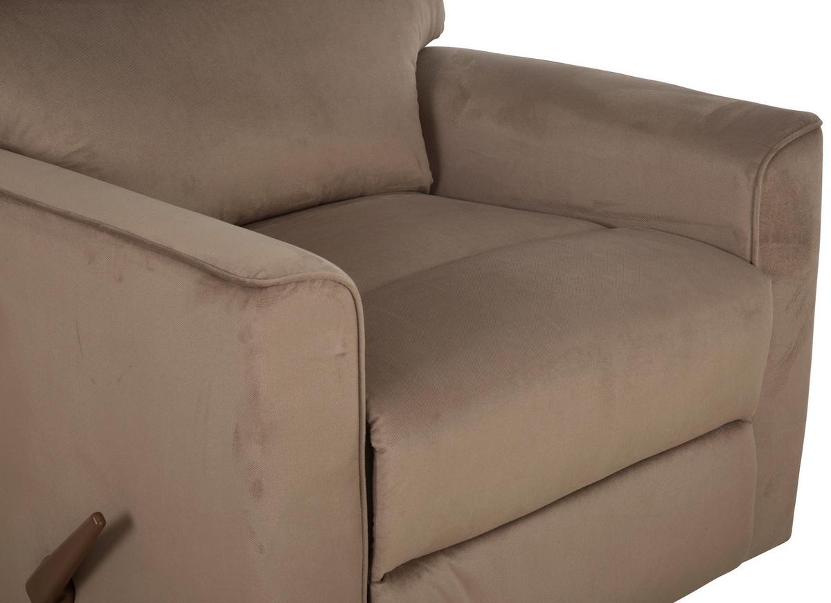 Počivalnik Mavrik, Rjavosiva, Relax Funkcija - rjavosiva/črna, Moderno, kovina/tekstil (87.5/103.5/99cm) - P & B