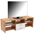 Mizica Za Hi-fi Naprave Tico - črna/bela, Moderno, kovina/umetna masa (150/45/40cm) - Mömax modern living Mizica Za Hi-fi Naprave Tico - črna/bela, Moderno, kovina/umetna masa (150/45/40cm) - Mömax modern living