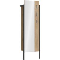 Panou cuier SARINA - argintiu/crem, Trend, material pe bază de lemn (59,4/200/31,5cm) - Modern Living