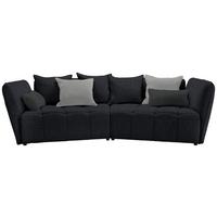 Boxspringsofa Sofi Dunkelgrau - Dunkelgrau/Hellgrau, MODERN, Textil (294/93/152cm) - Premium Living