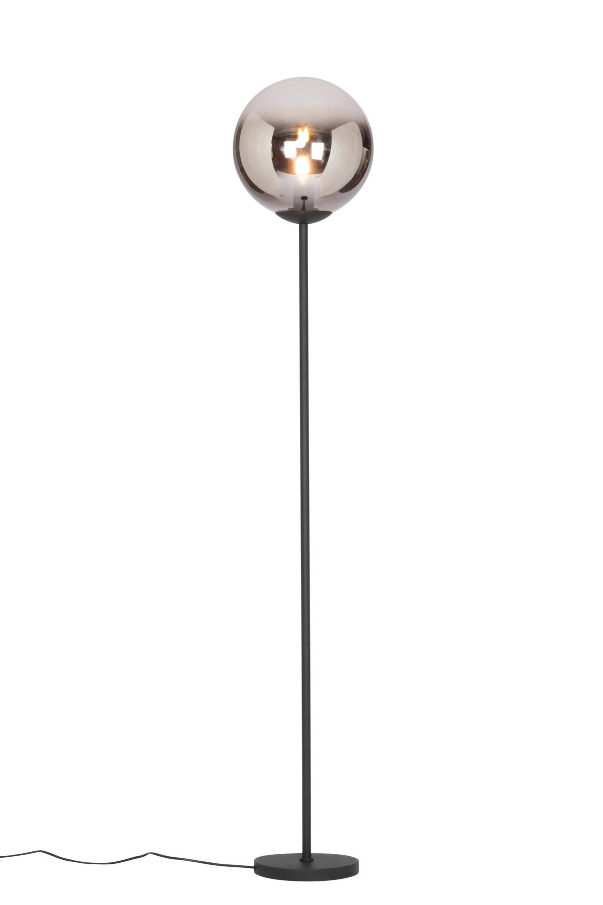 LAMPA STOJĄCA SACRAMENTO *SBN* - czarny, Basics, tworzywo sztuczne/metal (30/165cm) - Novel
