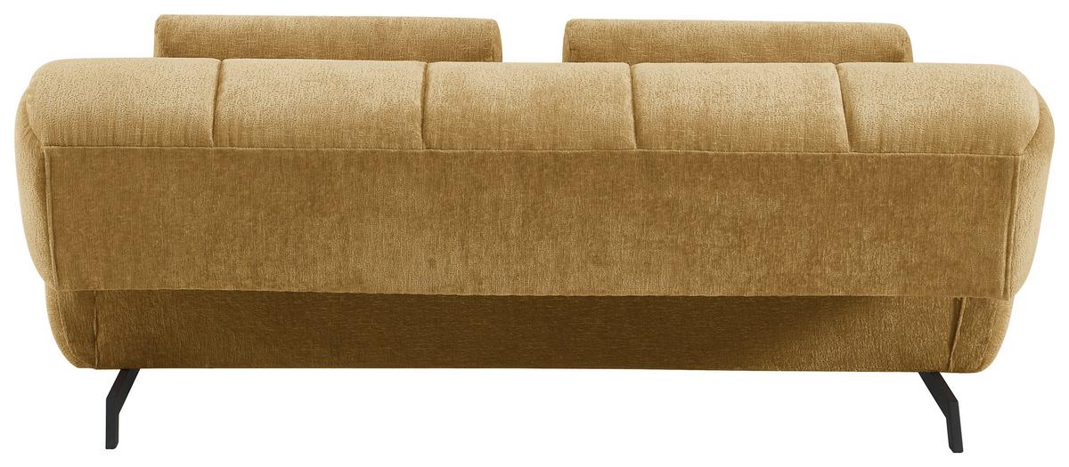 Sofa Ares - žuta/crna, Moderno, drvo/metal (193/72/109cm) - Mömax