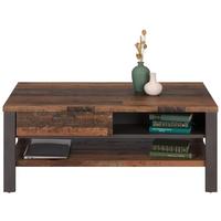 Couchtisch in Dunkelbraun - Dunkelbraun, Modern, Holzwerkstoff/Metall (110/65/45cm) - Mömax