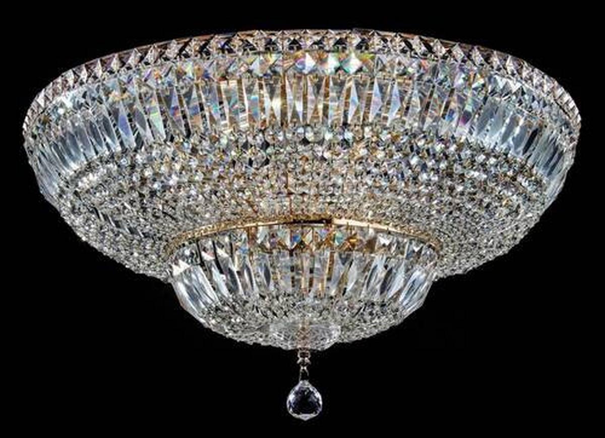 Kronleuchter Basfor Goldfarben max. 60 Watt - Goldfarben, Trend, Metall (60.5/35cm) - MAYTONI