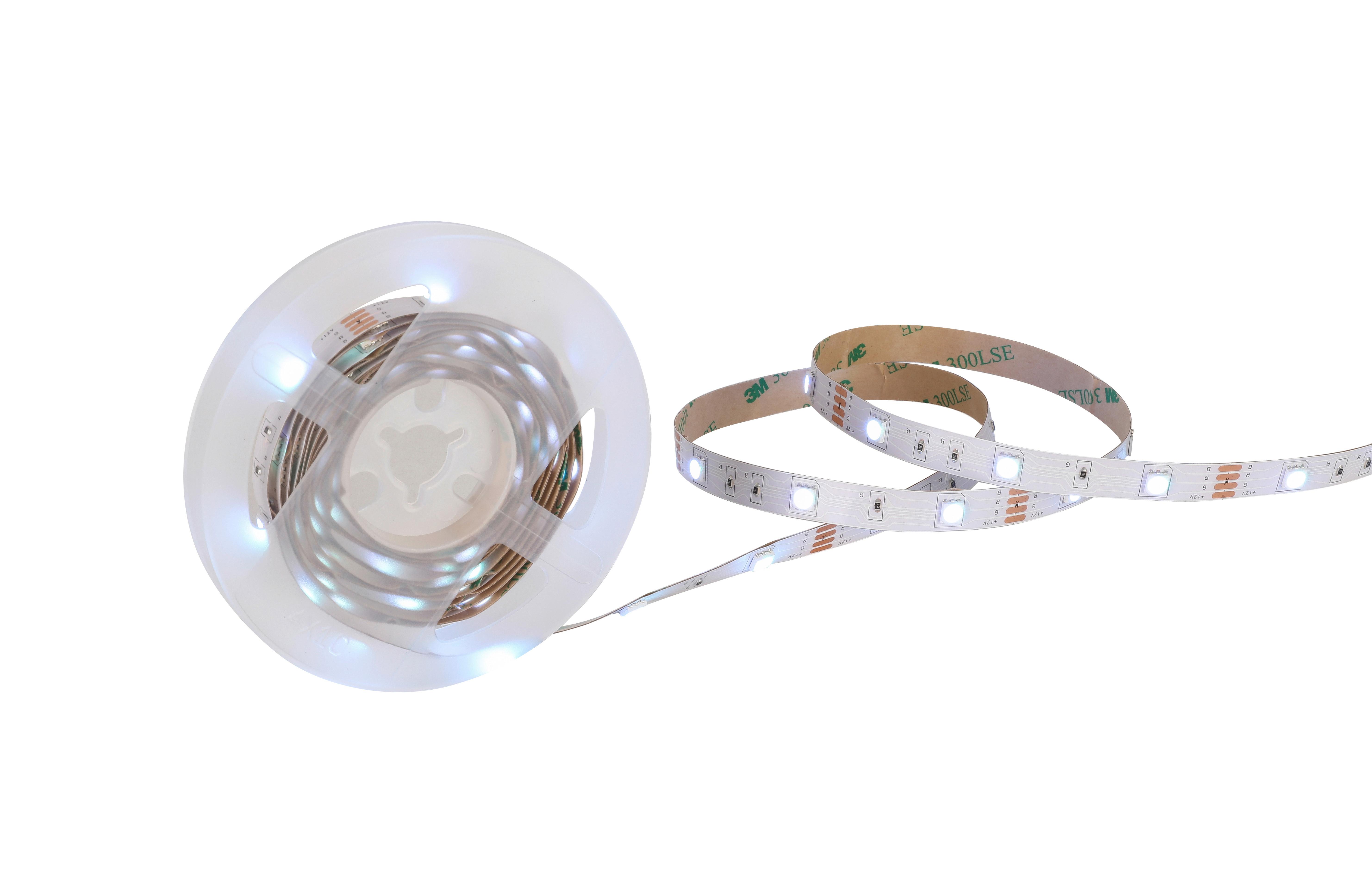 Bandă cu LED JOMIN - alb, plastic (300cm) - Mömax