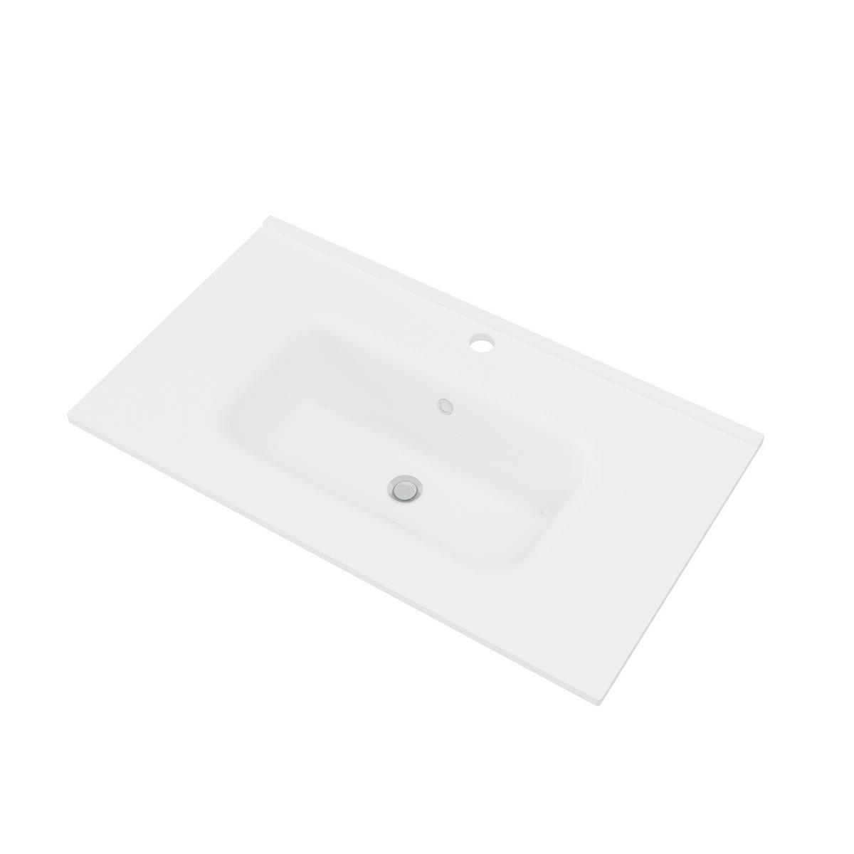 Umivaonik Canova - bijela, Moderno, keramika (81/46cm)