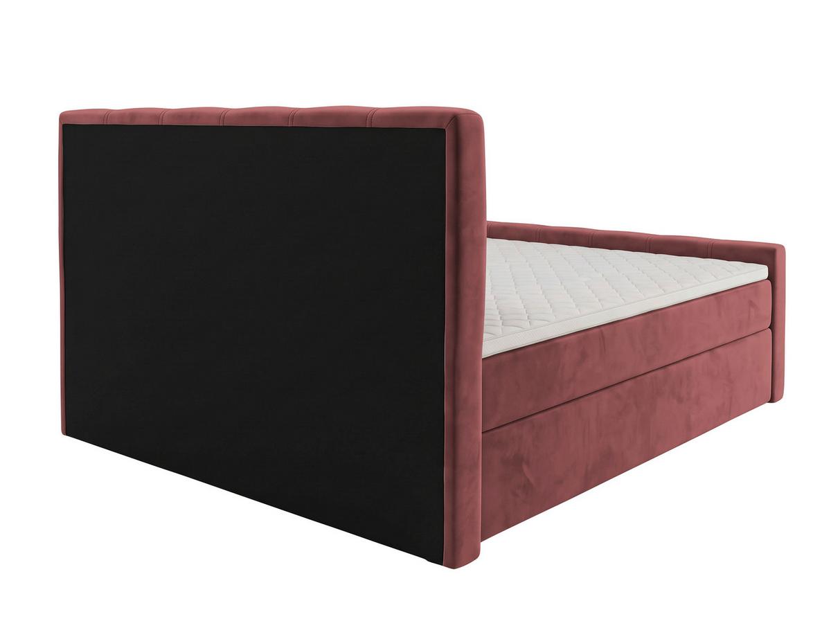 Boxbett Dana Plus Rot ca. 140x200cm - Rot/Schwarz, Kunststoff/Textil (140/200cm) - Based