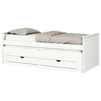 Raztegljiva Postelja Sandero, Bela, 2x 90/200 - bela, Romantika, kovina/umetna masa (208/73/99,5cm) - MID.YOU