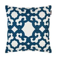 Zierkissen Bella in Blau/Weiß ca. 45x45cm - Blau, MODERN, Textil (45/45cm) - Mary's