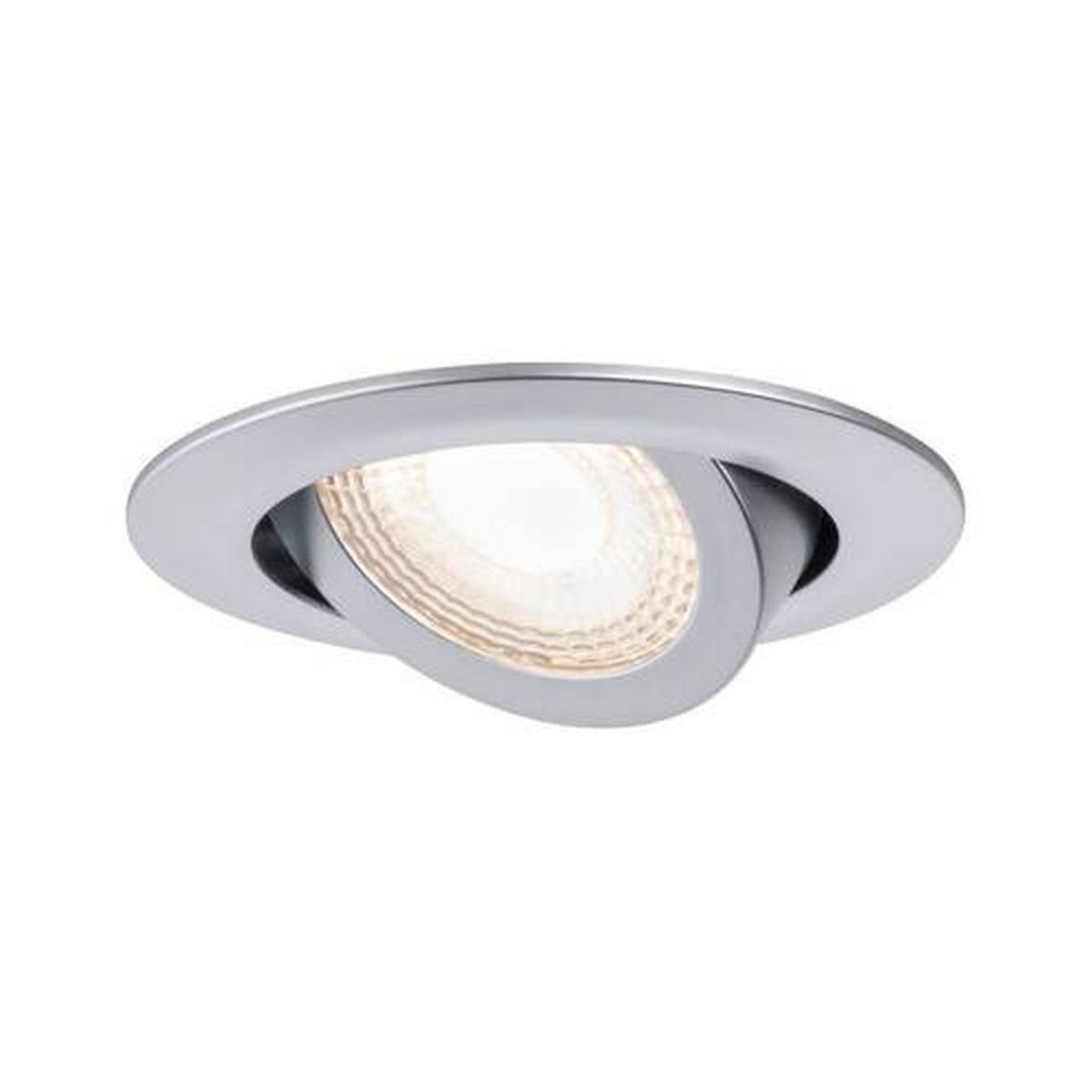 Deckenleuchte EBL Set max. 6 Watt, 3-teilig - Chromfarben, Basics, Kunststoff (8,2cm) - Paulmann