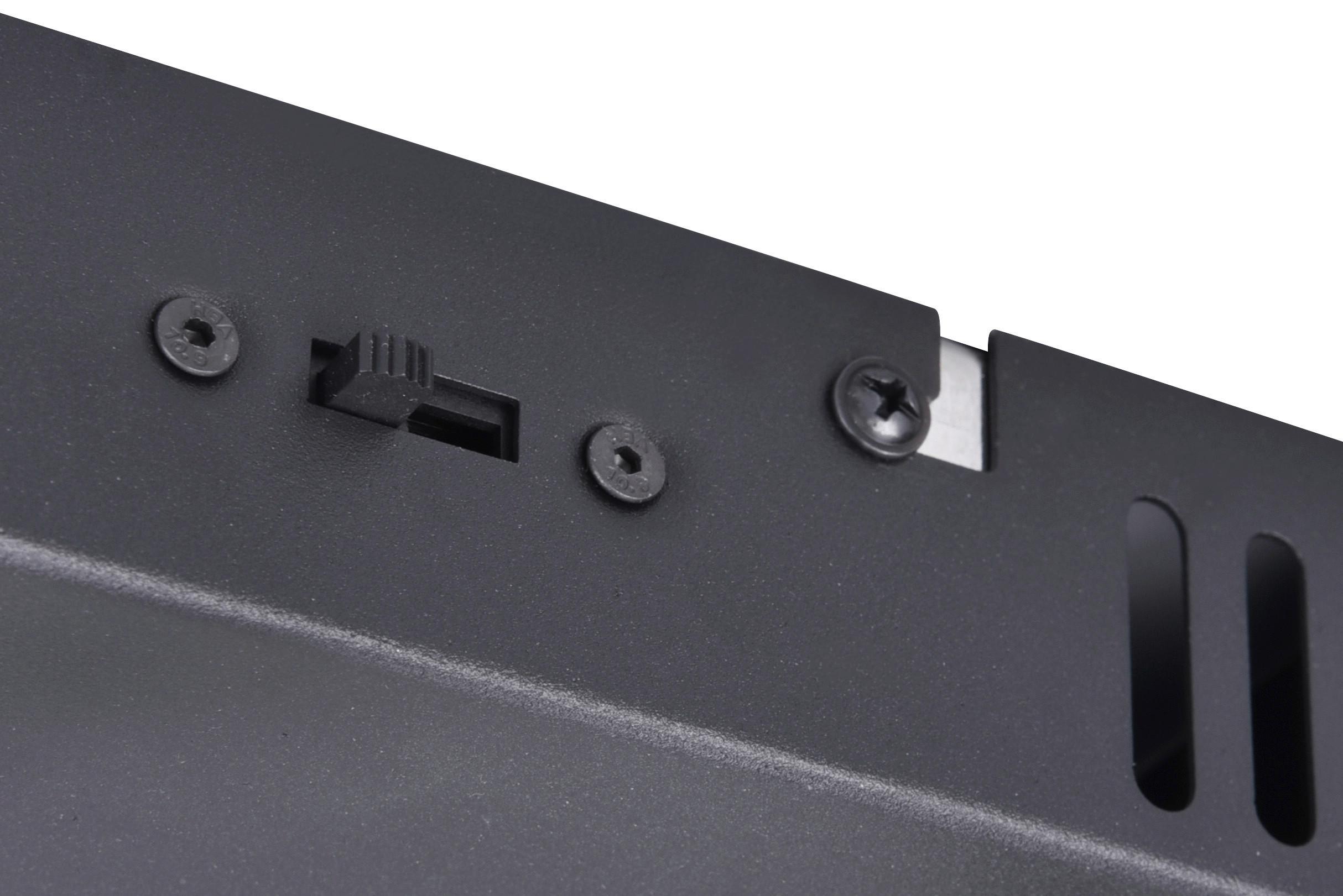 LAMPA SUFITOWA LED 641810205 SEQUENCE - czarny/kolor aluminiowy, Design, metal (90/14,5/20,5cm) - Trio Leuchten