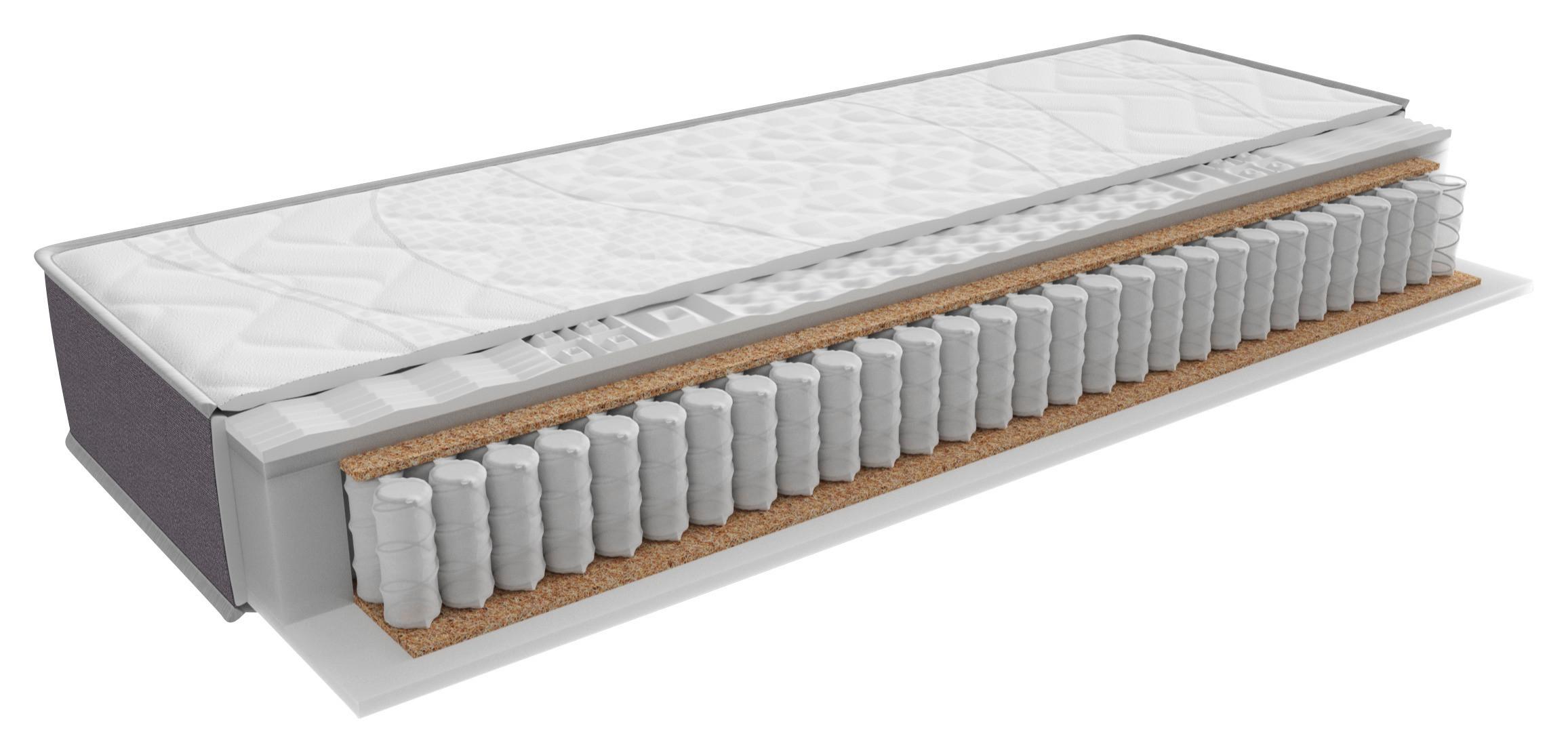Vzmetnica Premium Memory Cloud, 90x200 Cm - modra/bela, Moderno, tekstil (90/200cm) - Premium Living