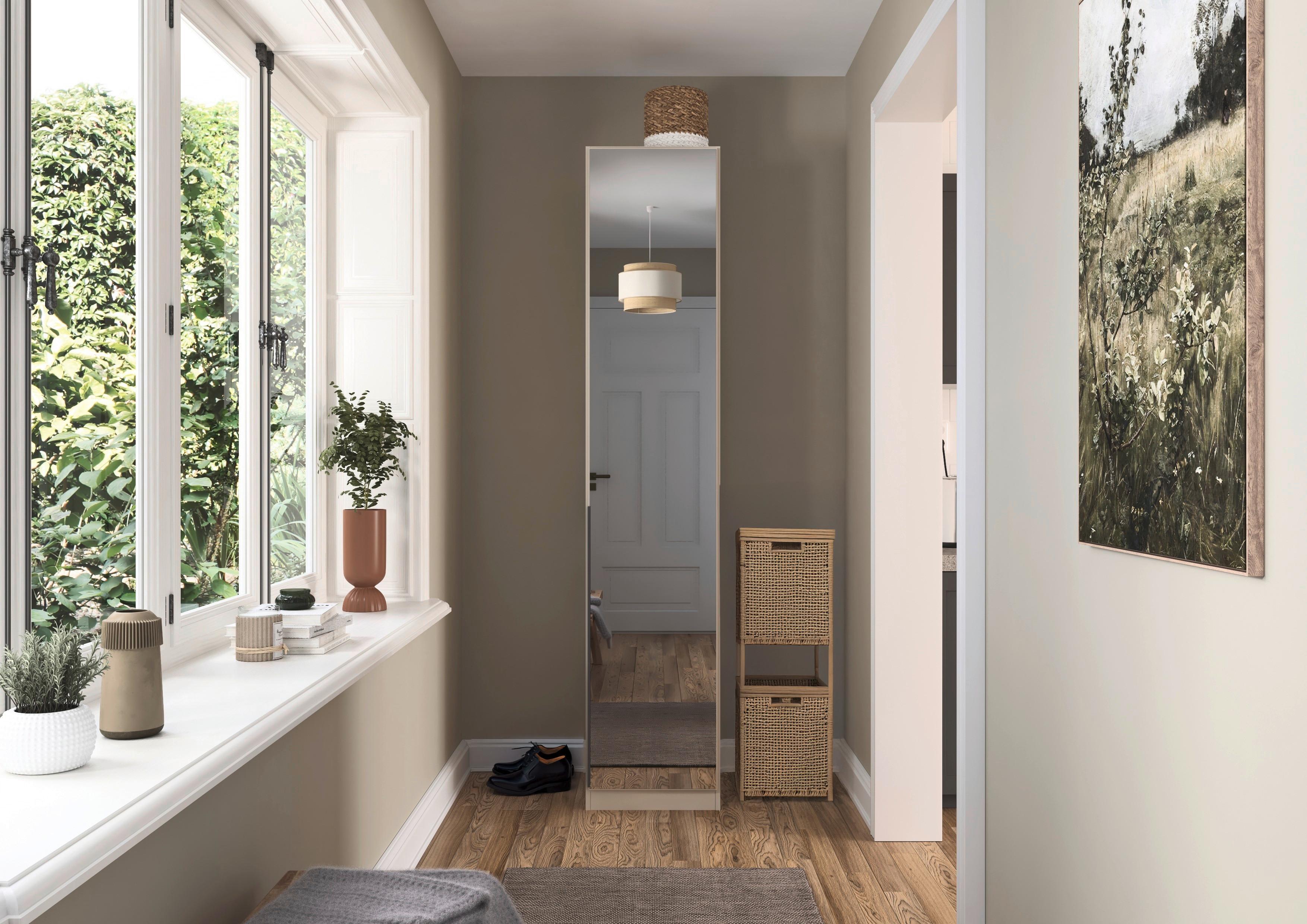DULAP USI ROTATIVE ALABAMA - argintiu/șampanie, Trend, material pe bază de lemn (47/229/54cm) - Modern Living