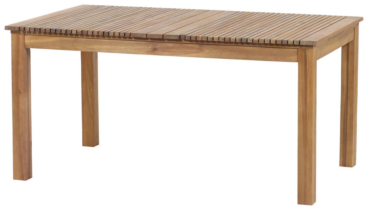 Gartentisch Falun Echtholz Akazie L: 150 cm - Akaziefarben, KONVENTIONELL, Holz (150/90/74cm) - Siena Garden