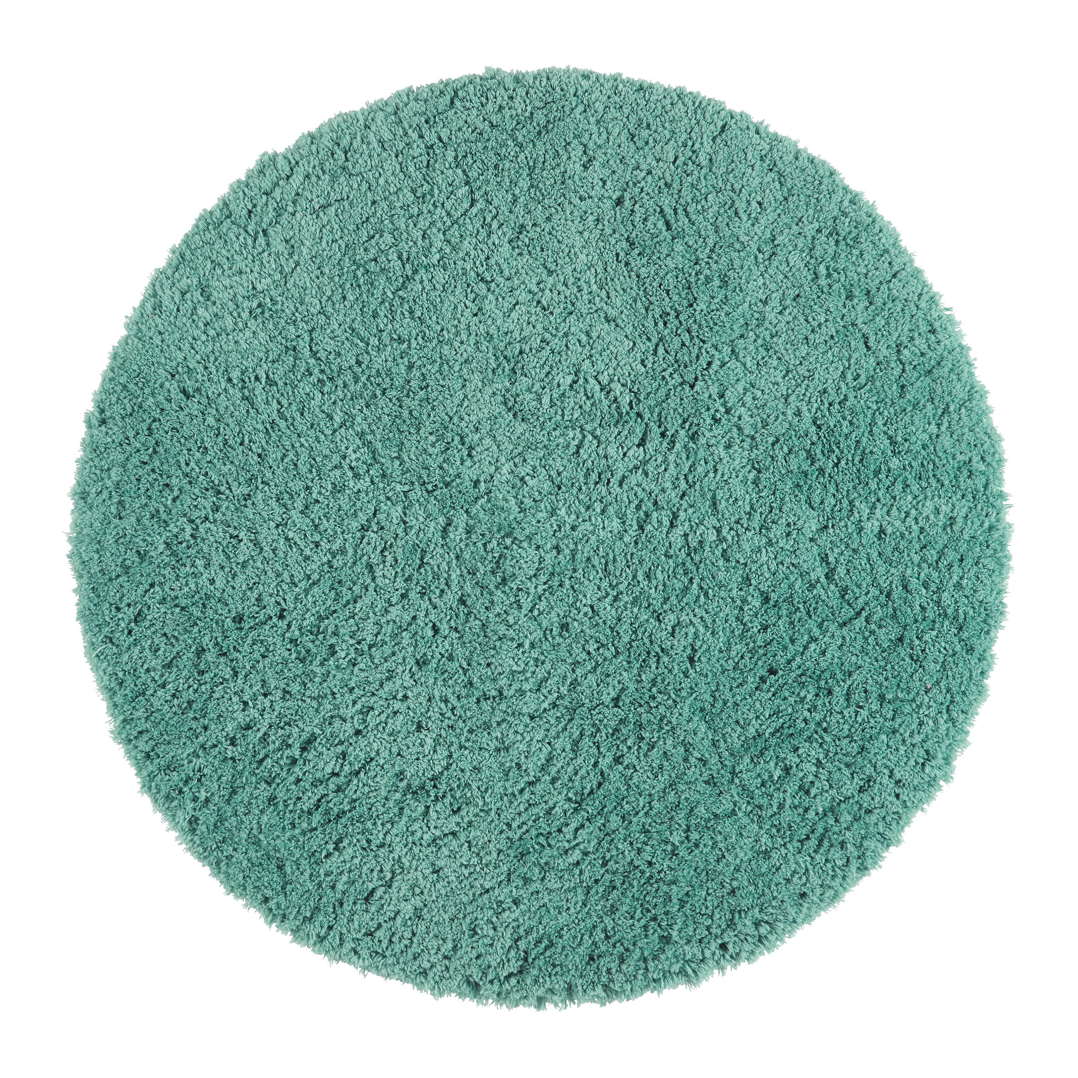 Badematte Chris Jadegrün Ø ca. 80cm - Jadegrün, Modern, Kunststoff (80cm) - Premium Living