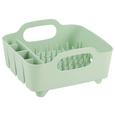 Geschirrabtropfkorb Ute Mintgrün - Mintgrün, MODERN, Kunststoff (36,8/33,5/18cm) - PREMIUM LIVING