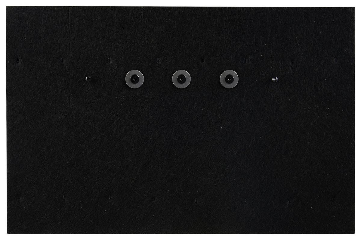 Schlüsselboard Grace Schwarz/Eiche inkl. 5 Haken - Schwarz, MODERN, Holzwerkstoff/Textil (31/20/2cm) - Mömax