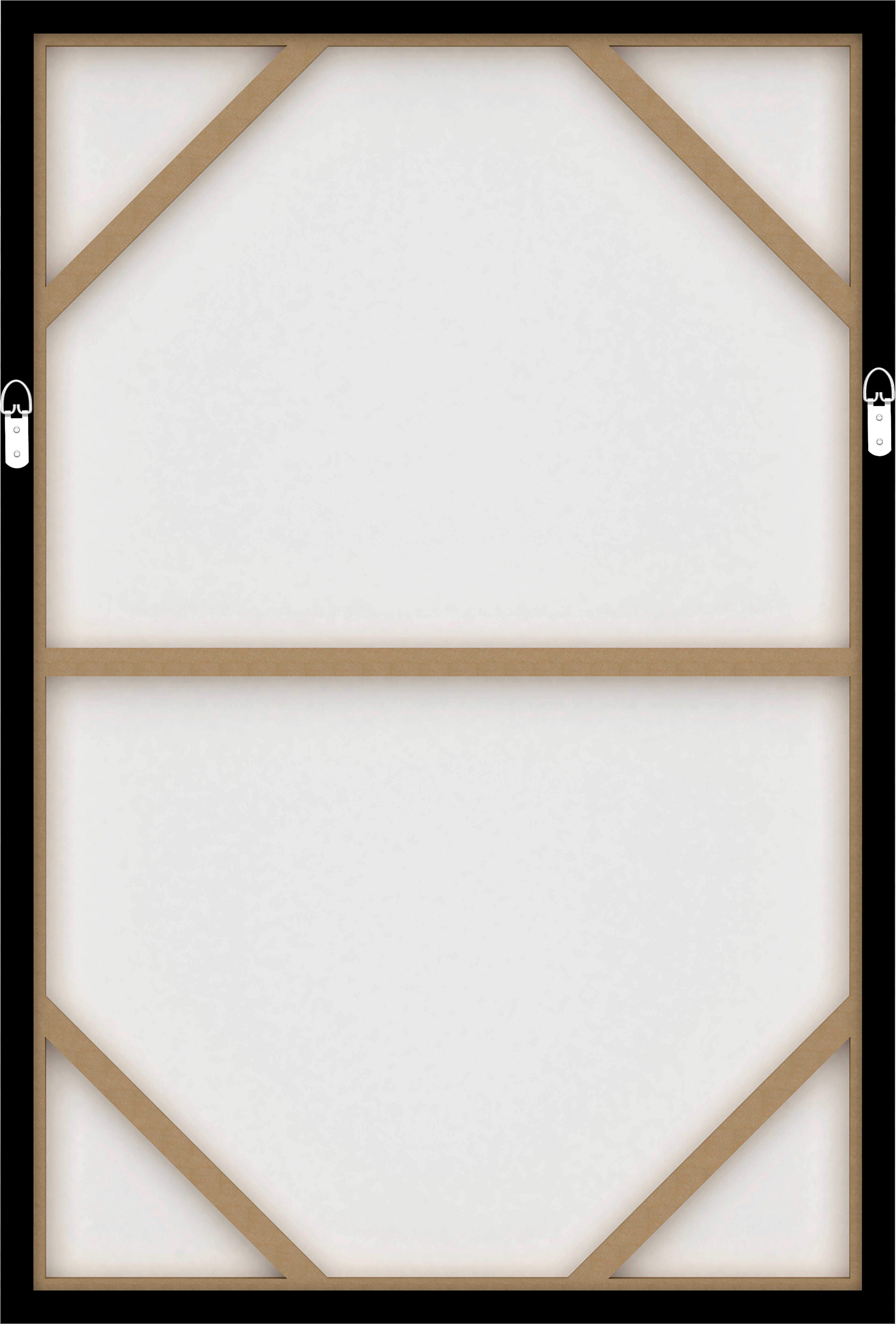 Keilrahmenbild Lotta ca. 60x90cm - Beige/Schwarz, MODERN, Holzwerkstoff/Kunststoff (60/90cm) - Premium Living