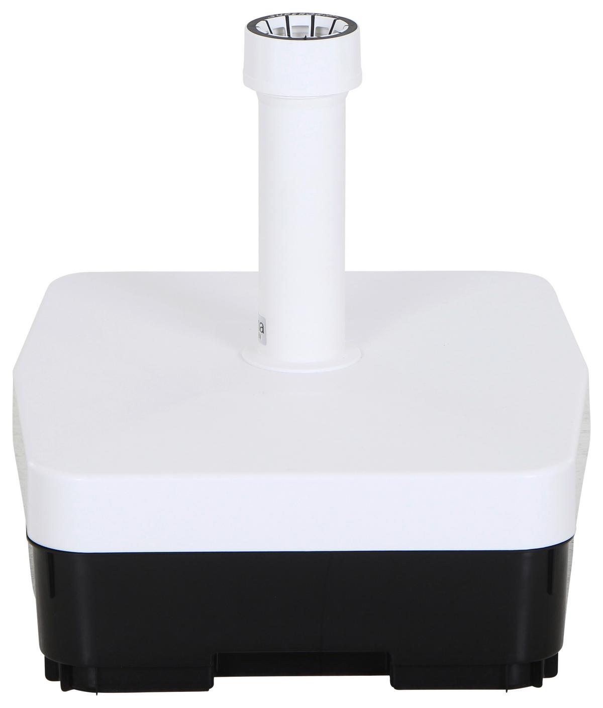 Schirmständer Kunststoff für BHT: 49x16x41 cm - Anthrazit/Weiß, KONVENTIONELL, Kunststoff (49/16/41cm) - Siena Garden