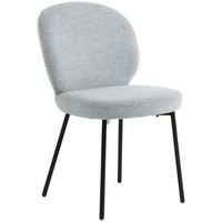 KRZESŁO DANIELE  -EXKLUSIV- - czarny/szary, Design, metal/drewno (49/86/64cm) - Ambia Home