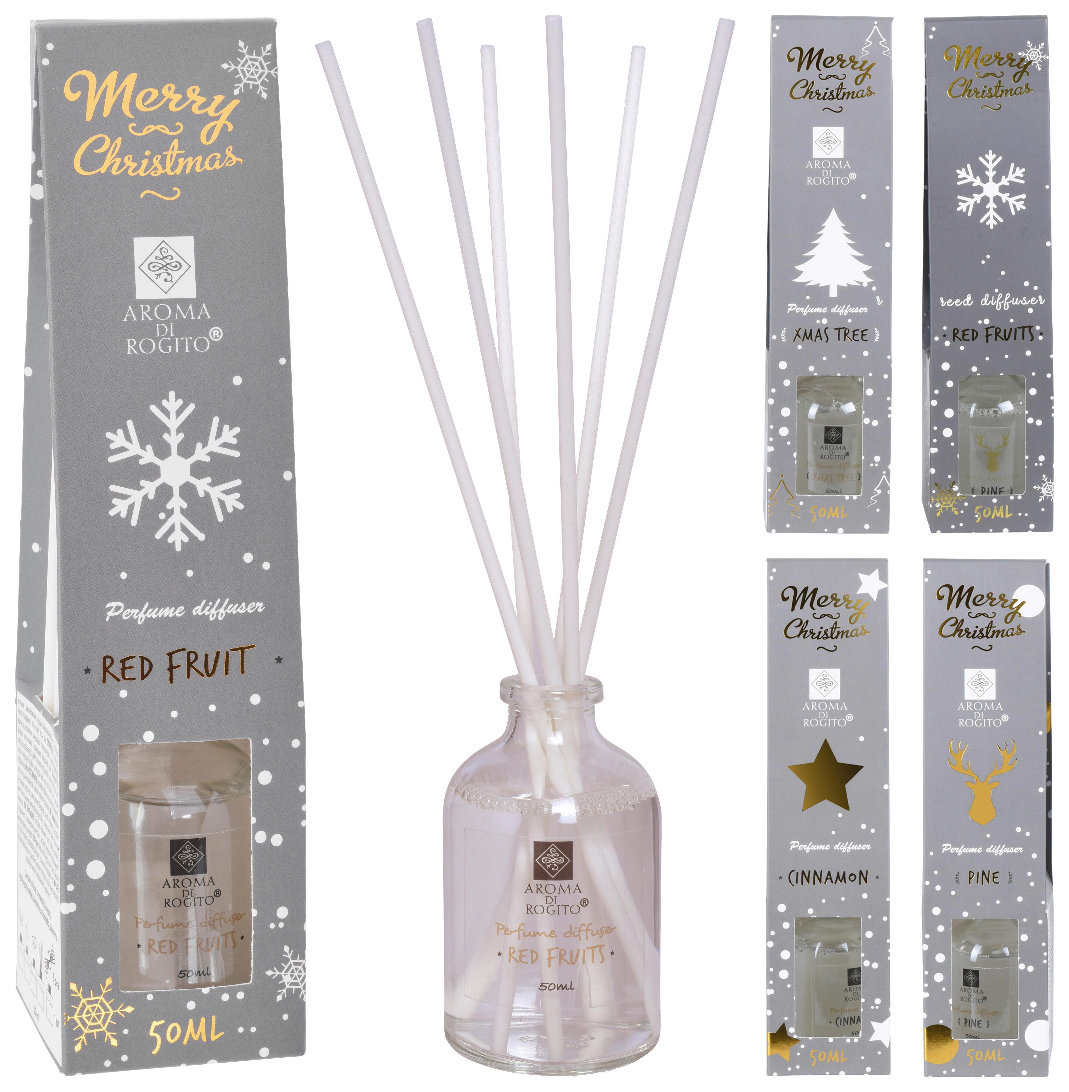 Raumduft AROMA - Hellgrau, Glas (5/5/21cm)