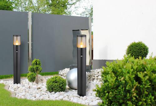 Außenleuchte Xeloo max. 60 Watt - Schwarz, Basics, Kunststoff/Metall (14/80cm) - Globo