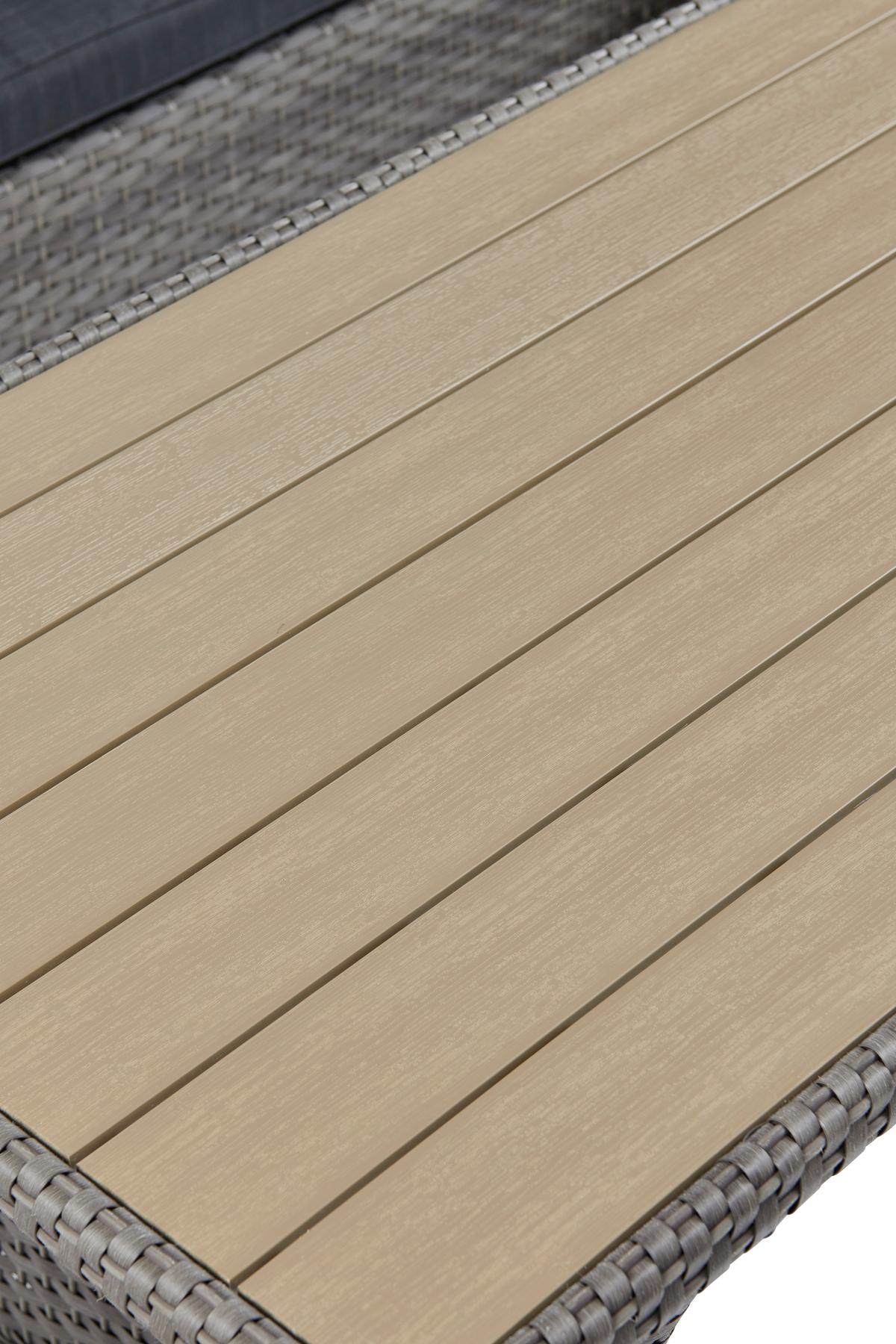 Lounge Garnitura Lisabon, Siva, Rjava, 4-Delni Set - siva/rjava, Moderno, kovina/umetna masa - Modern Living