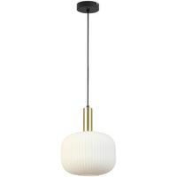 Viseča Svetilka Scher - zlate barve/črna, Moderno, kovina/steklo (25.5/120cm) - Mömax