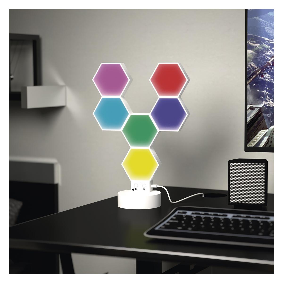 LED Asztali Lámpa Gosmart Hexagon - Basics