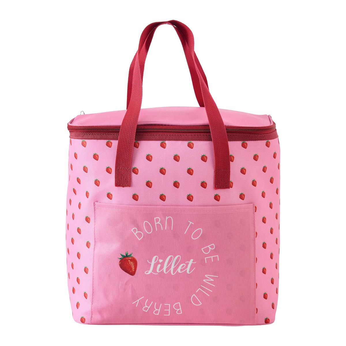 Kühltasche Betty Weiß/Rot/Rosa ca. 6l - Hellrosa/Weiß, KONVENTIONELL, Kunststoff (30,5/29/18cm) - Mömax