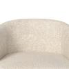 STOL MED ARMSTÖD NAYA - bokfärgad/cremefärgad, Modern, trä/textil (59,5/74/57,5cm) - Bessagi Home