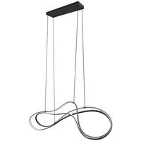 LED-Pendelleuchte Nala in Schwarz max. 57 Watt - Schwarz, Design, Metall (113/24/150cm) - Trio Leuchten