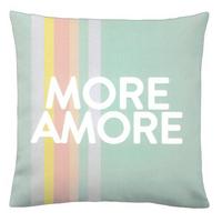 Zierkissen More Amore Blau ca. 45x45cm - Blau, KONVENTIONELL, Textil (45/45cm) - Mömax
