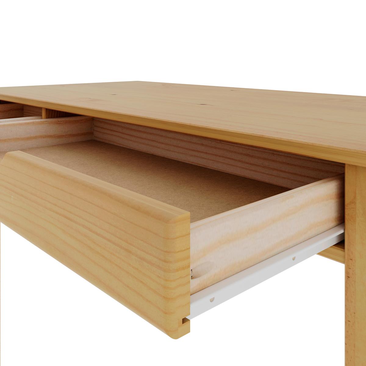 BIURKO GAVA NATUR - kolor naturalny, Konventionell, drewno (120/60/80cm) - MID.YOU