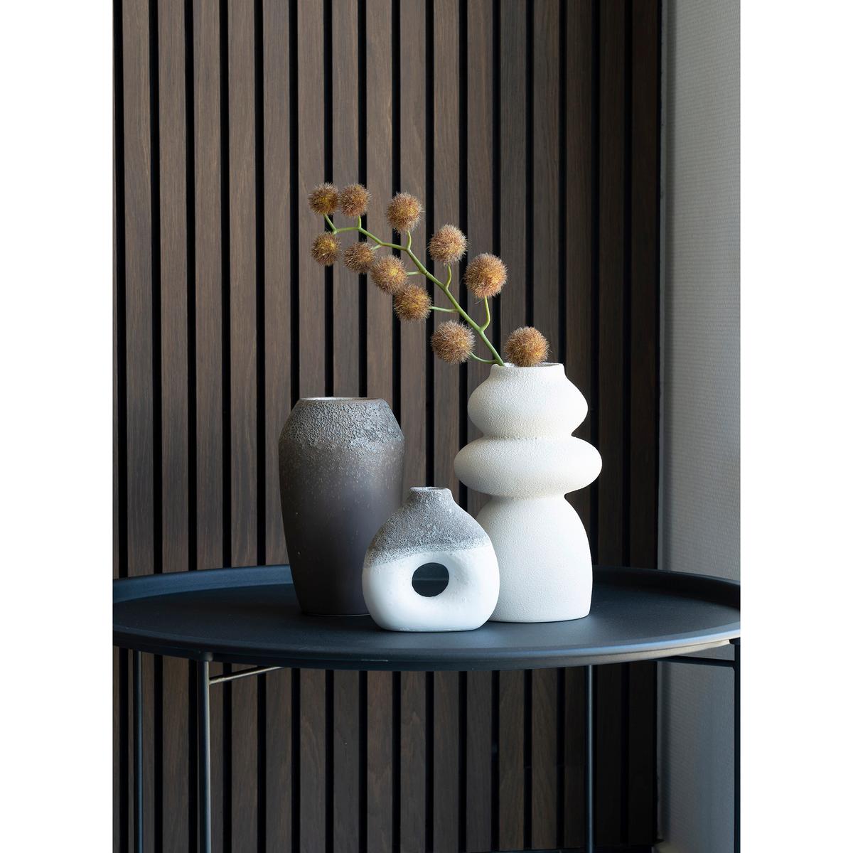 Vase Beige - Beige, Design, Keramik (14.5/26.5/14.5cm)