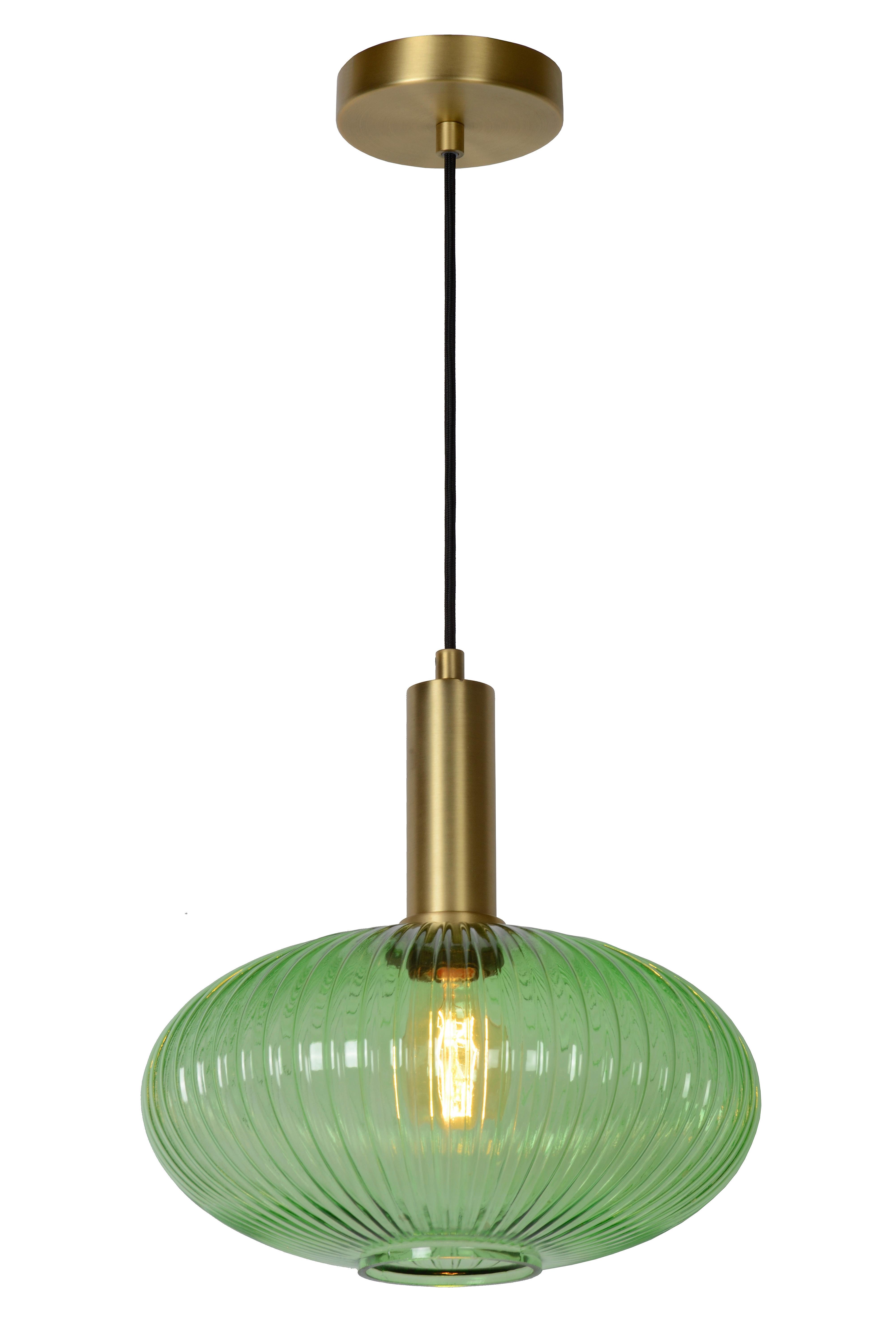 LAMPA WISZĄCA 45386/30/33 MALOTO - zielony, Design, szkło (30/150cm) - Lucide