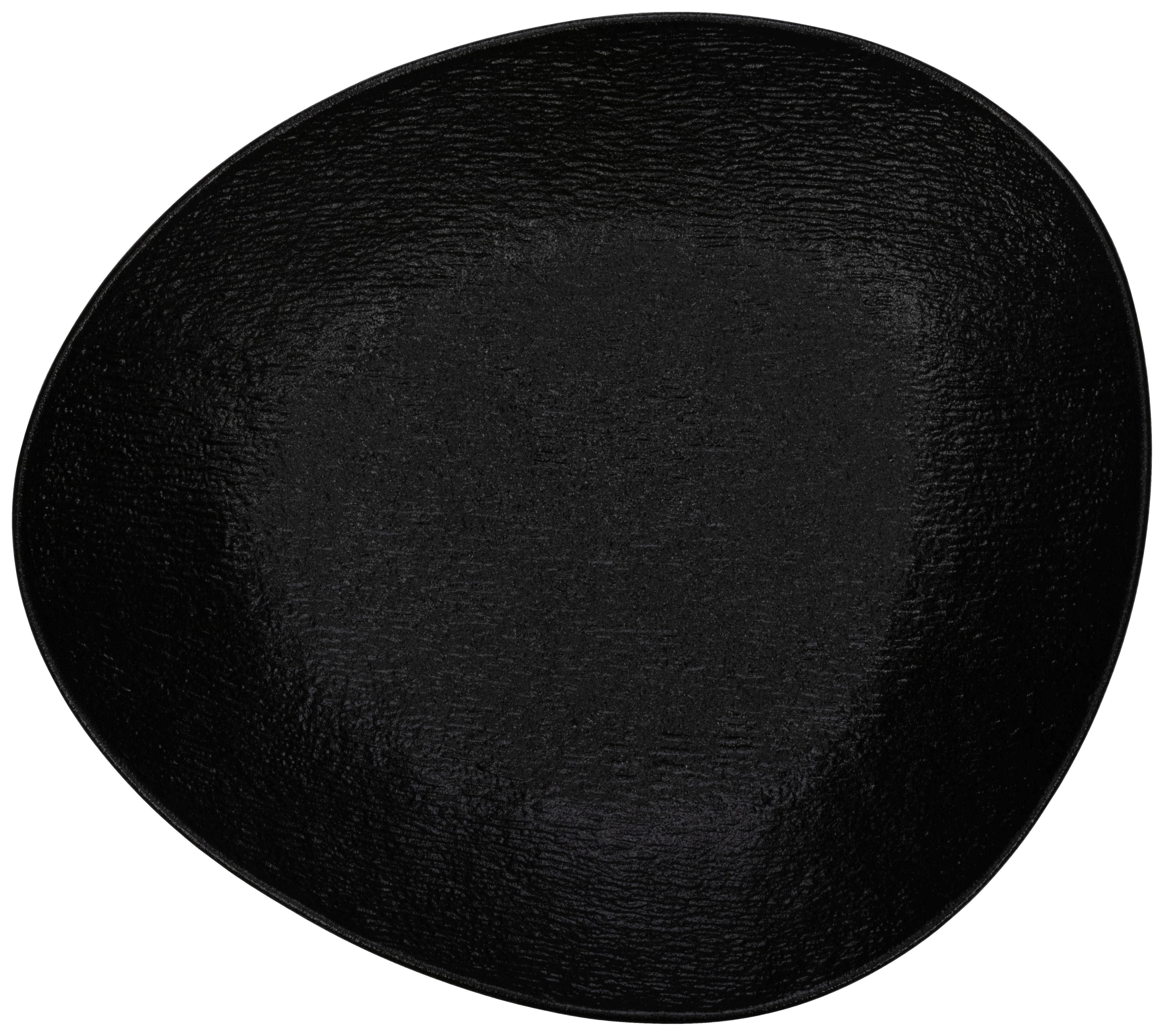 Suppenteller Haruki in Schwarz - Schwarz, Modern, Keramik (25,3/22,3/5,1cm) - Mömax