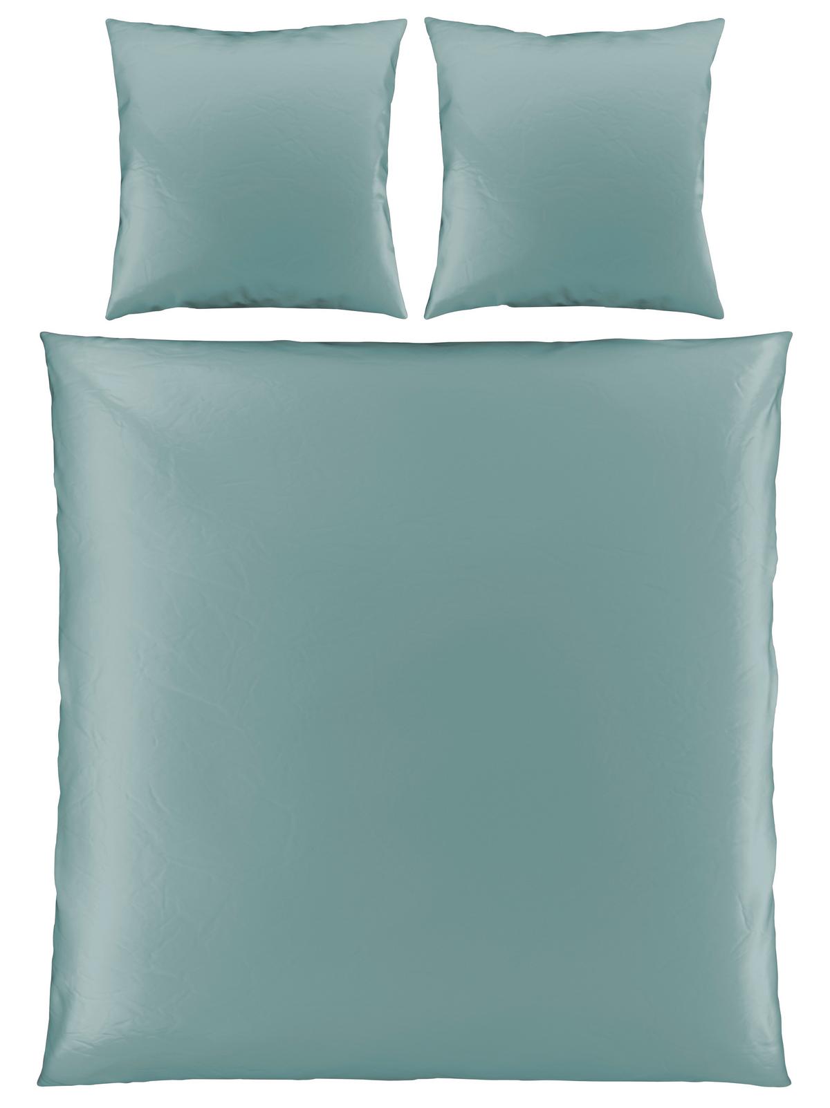 Bettwäsche Victoria XXL Mineralblau ca. 200x200cm - Blau, MODERN, Textil (200/200cm) - Mömax