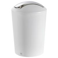 KOSZ NA ODPADY UCHYLNY 22301 DNP - biały/czarny, Basics, tworzywo sztuczne (20/28,5cm) - Kela