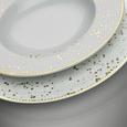 Kombiservice Elegance, 30-teilig - Goldfarben/Weiß, KONVENTIONELL, Keramik - Premium Living Kombiservice Elegance, 30-teilig - Goldfarben/Weiß, KONVENTIONELL, Keramik - Premium Living