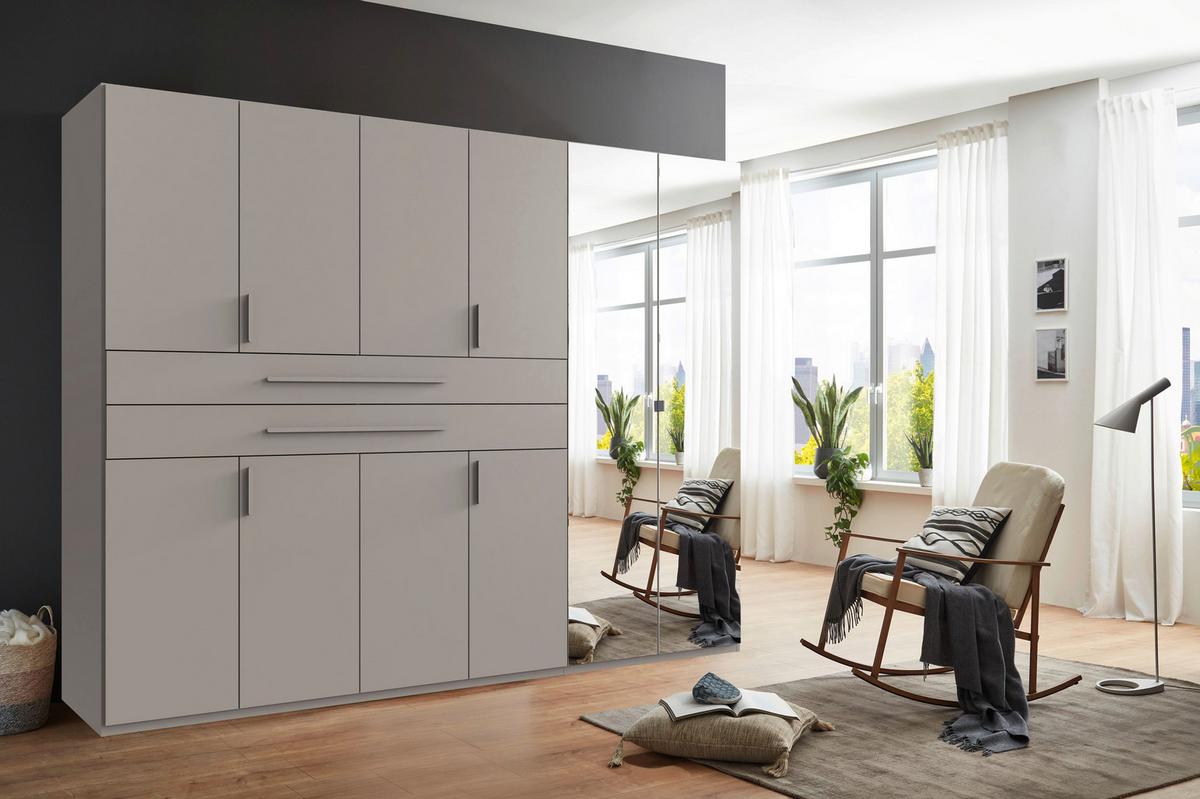 Ormar S Klasičnim Vratima Lumio - sivo-bež, Konvencionalno (270/208/65cm) - Modern Living