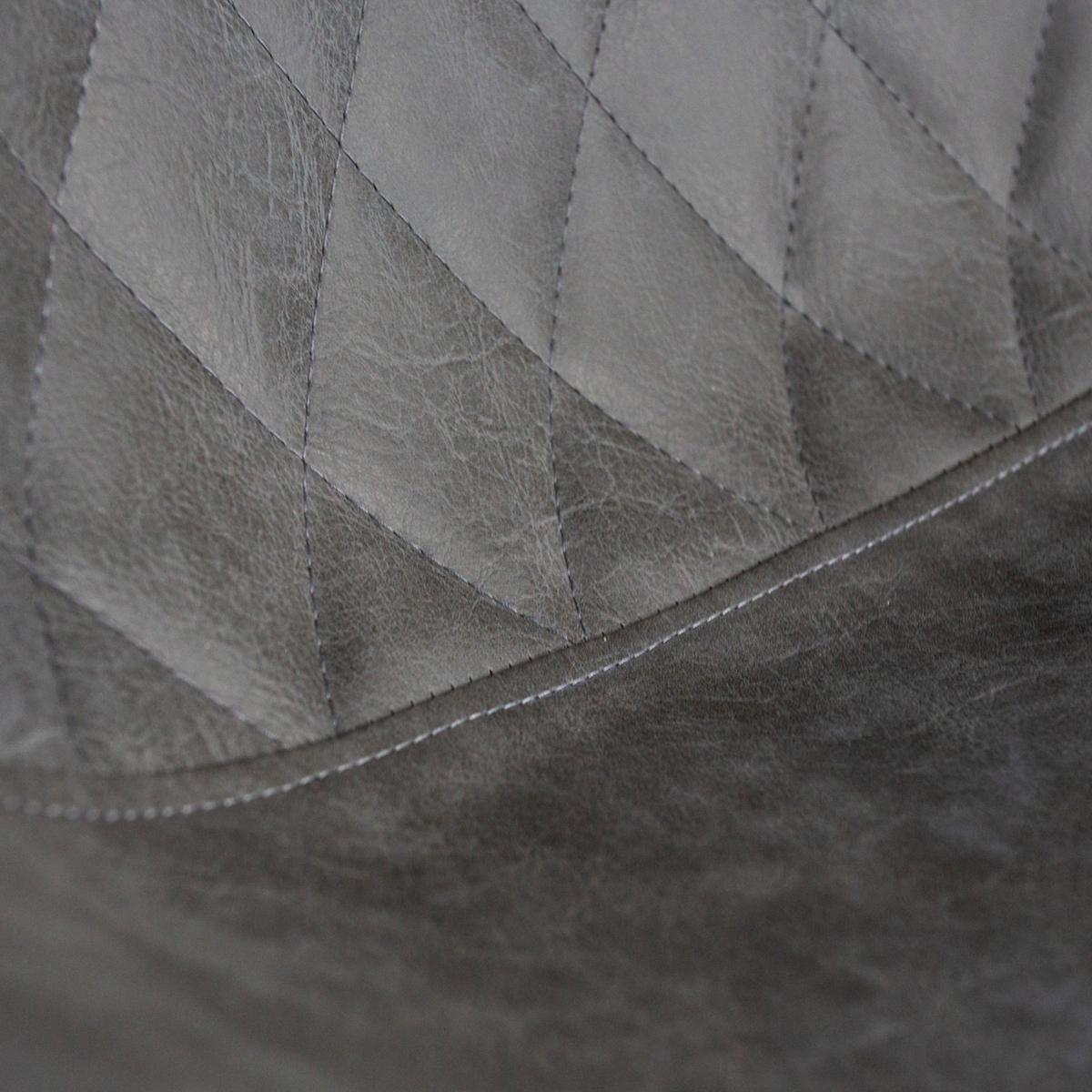 Barhocker-Set Bowie 2er-Set ca. 50x102 cm Anthrazit - Anthrazit/Schwarz, KONVENTIONELL, Textil/Metall (50/102/55cm) - MID.YOU