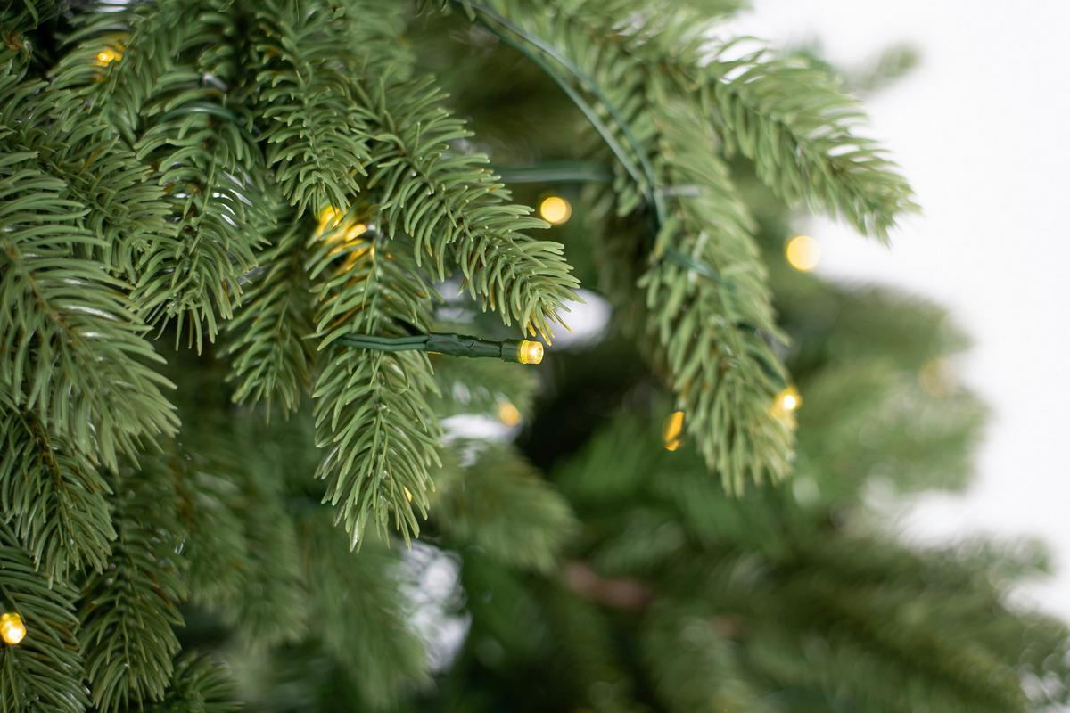 Weihnachtsbaum Roswell Grün - Grün, Basics, Kunststoff (122/210/122cm)