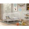 Kinder-/Juniorbett Dino ca. 70x140 cm Weiß - Weiß, MODERN, Holz (70/140cm) - MID.YOU