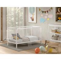 Kinder-/Juniorbett Dino ca. 70x140 cm Weiß - Weiß, MODERN, Holz (70/140cm) - MID.YOU