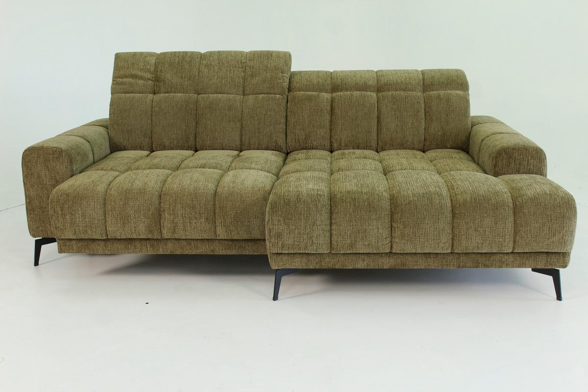 Kutna Garnitura Laya - zelena, Moderno, tekstil (155/250cm) - Premium Living