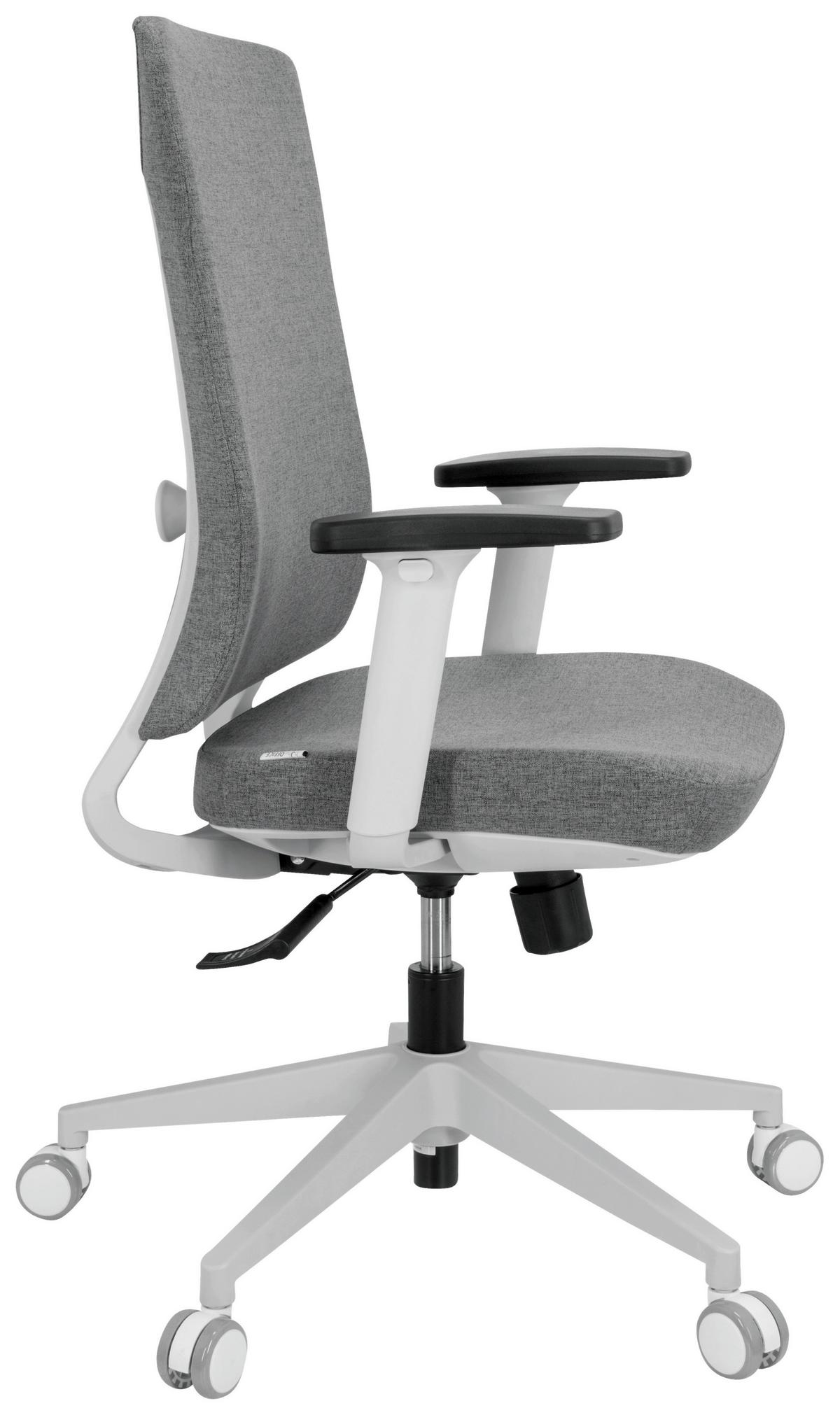 Pisarniški Stol Comfio Wp, Siva - siva, Basics, umetna masa/tekstil (66/104/58cm) - MID.YOU